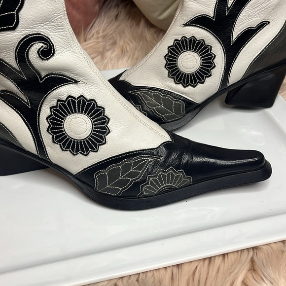 MATERIA PRIMA by GOFFREDO FANTINI LEATHER BOOTS VINTAGE SIZE 10 Never worn - Picture 3 of 10